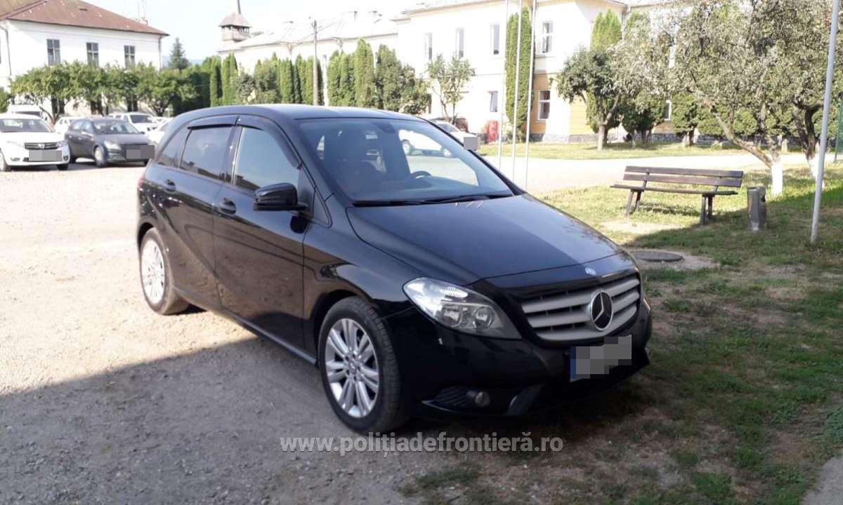 Mercedes căutat de autorităţile din Italia, descoperit la PTF Sighetu Marmației