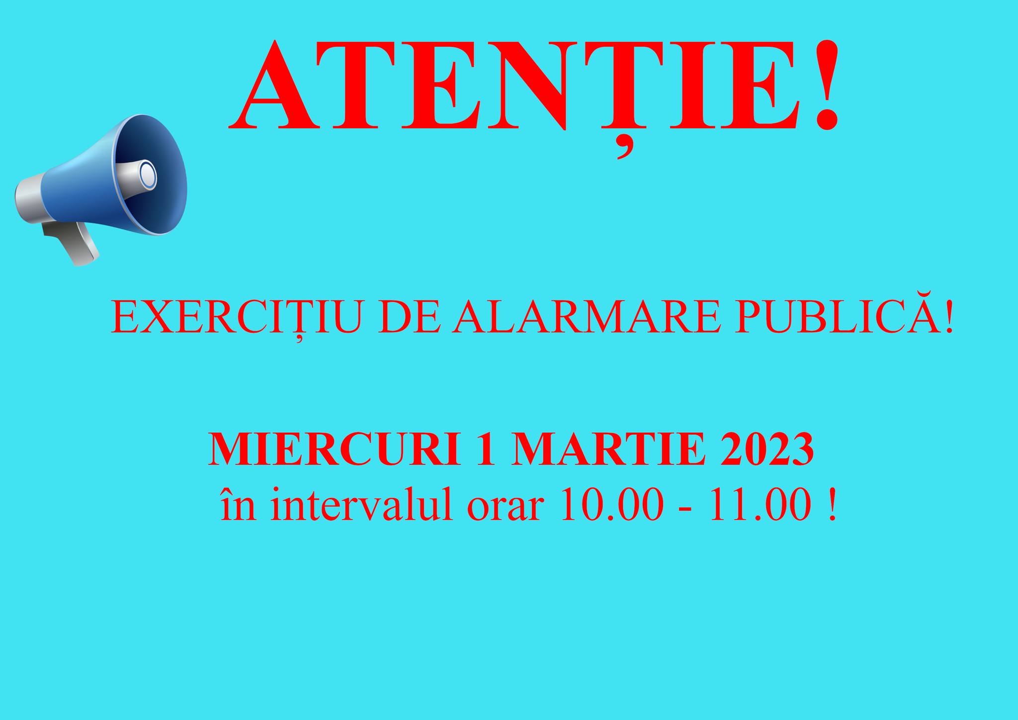 ”Miercurea alarmelor” în județul Bistrița-Năsăud