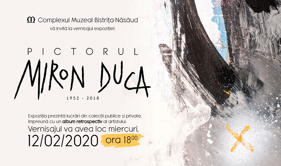 Expoziția retrospectivă ”Pictorul Miron Duca 1952-2018″