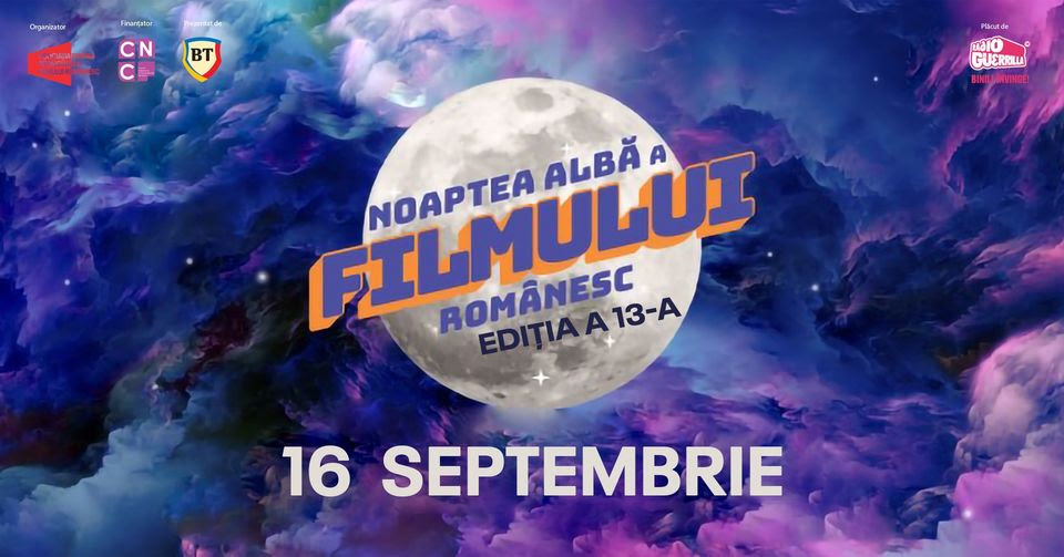 Noaptea Albă a Filmului Românesc revine pe 16 septembrie în Cluj-Napoca