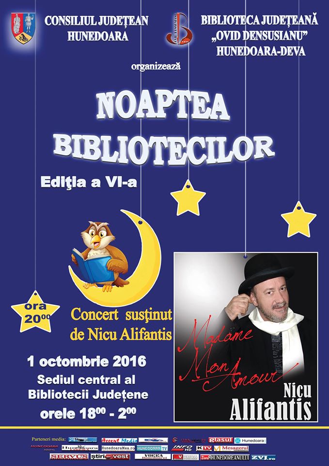 Noaptea Bibliotecilor la Deva (sâmbătă, 1 octombrie)