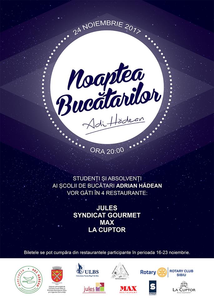Noaptea Bucătarilor la Sibiu