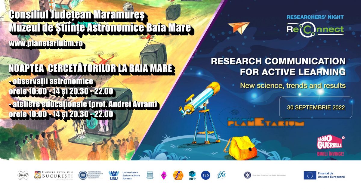 Noaptea Cercetătorilor la Planetariul Baia Mare