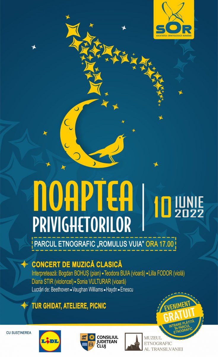 Noaptea Privighetorilor, în Cluj-Napoca
