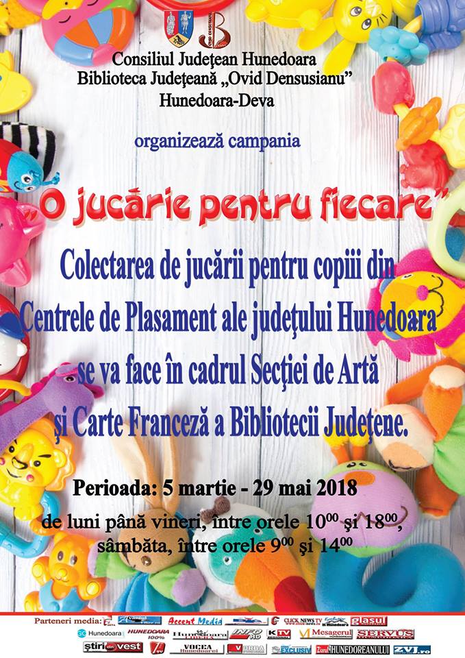Deva: O nouă ediție a campaniei „O jucărie pentru fiecare”