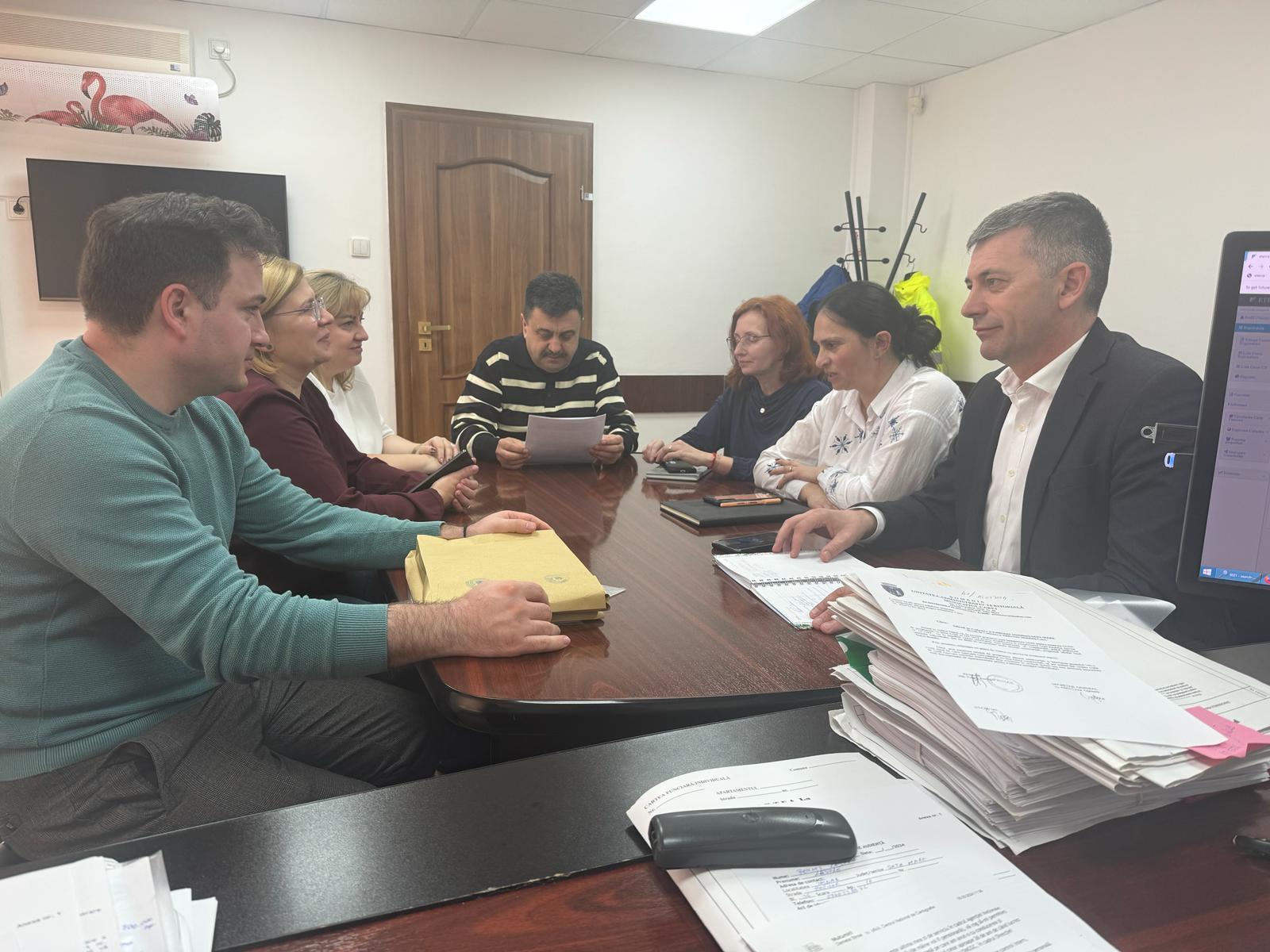 Întâlnire cu reprezentanții primăriilor Vama , Apa și Carei la sediul OCPI Satu Mare
