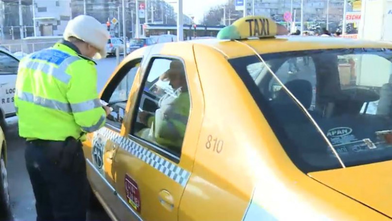 Acțiune de verificare a taximetriştilor, în Teiuș