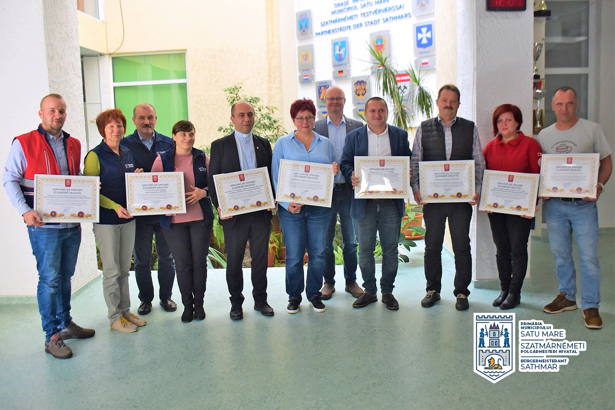Diplome de onoare pentru ONG-urile din Satu Mare care au sprijinit Ucraina