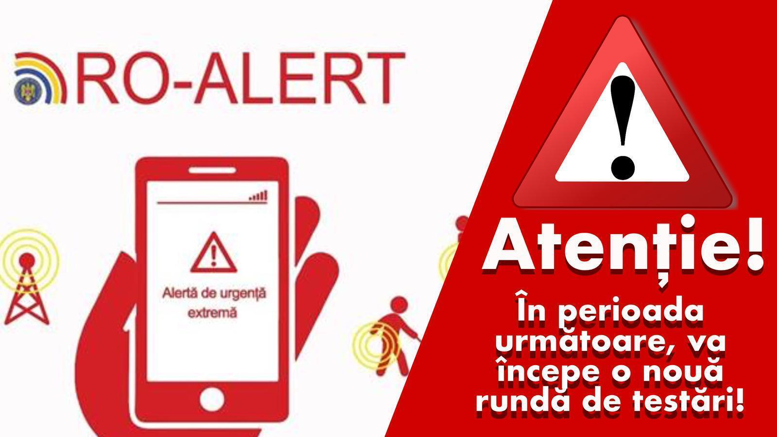O nouă rundă de testări ale Sistemului RO-ALERT.