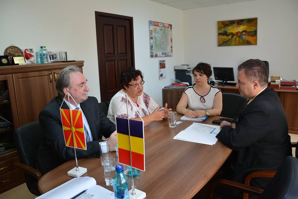 Pande Lazarevski, ambasadorul Republicii Macedonia, în vizită la Consiliul Judeţean Cluj