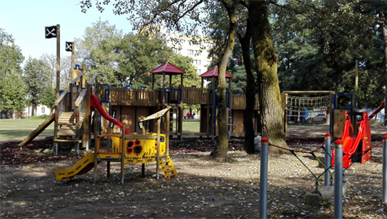 Sibiu: Loc de joacă nou, amenajat în Parcul Sub Arini