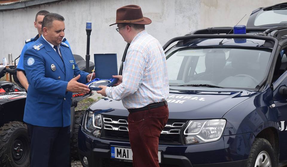 Ambasadorul Marii Britanii, în vizită la Jandarmeria Hunedoara