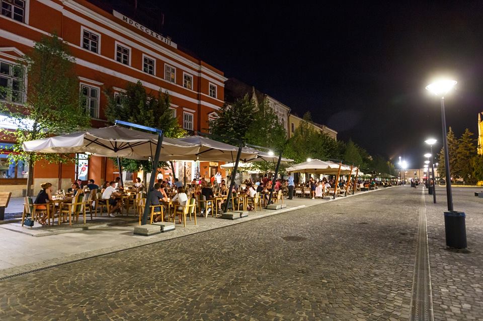 Pietonalizarea și modernizarea Pieței Unirii din Cluj Napoca se apropie de final