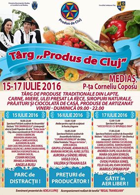 Prima ediție a Târgului Prima ediție a Târgului Produs de Cluj la Mediaş
