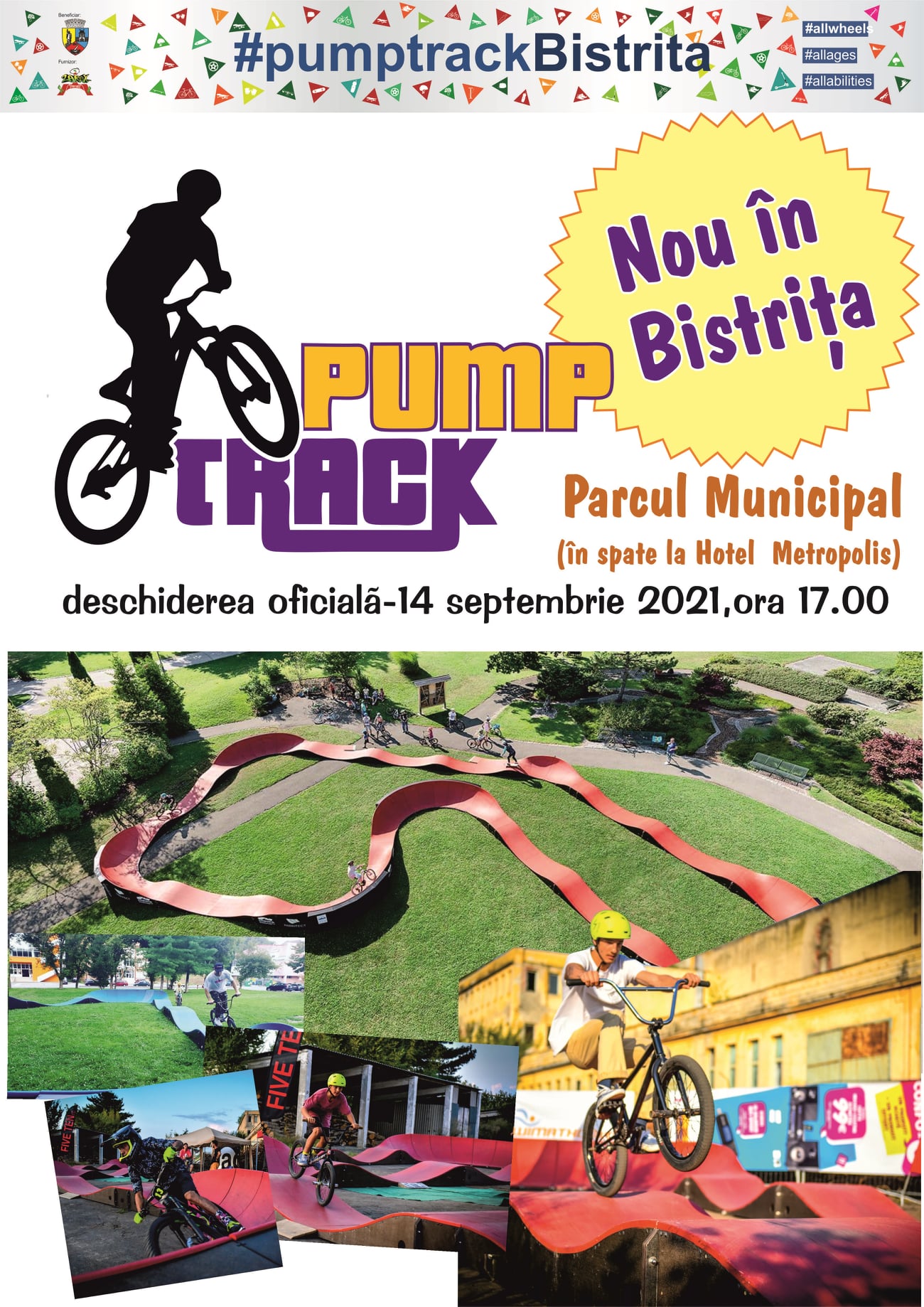 Pumptrack la Bistrița