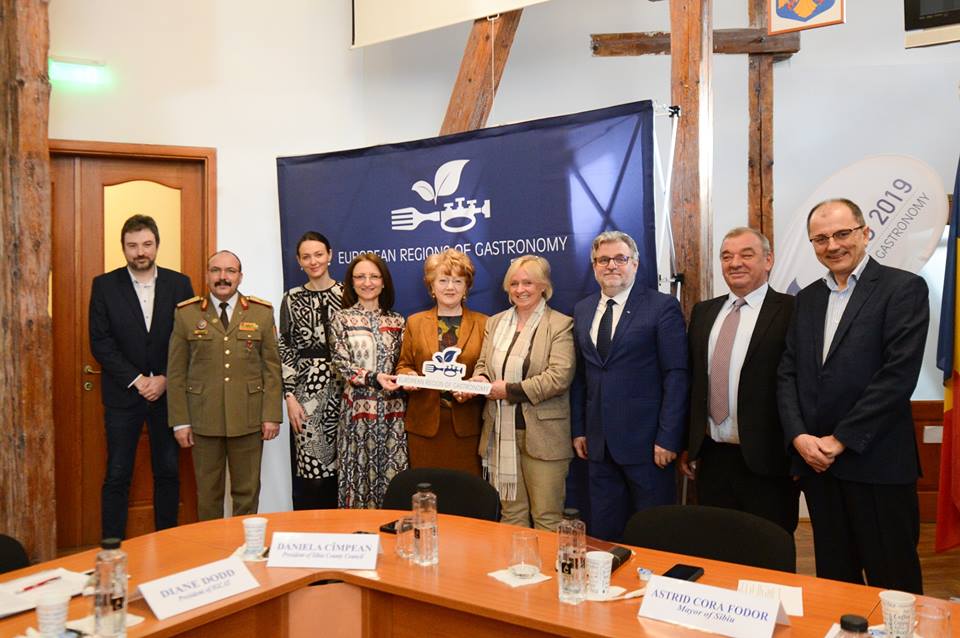 Primăria Sibiu a fost gazda unei întâlniri a rețelei Regiuni Gastronomice Europene (RGE)