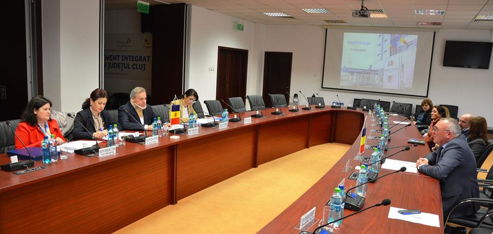 Delegație din Raionul Hîncești (Republica Moldova), în vizită oficială la Consiliul Județean Cluj