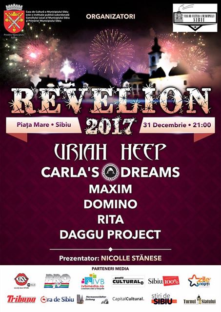 Revelion organizat în Piața Mare din Sibiu. Vezi programul concertelor