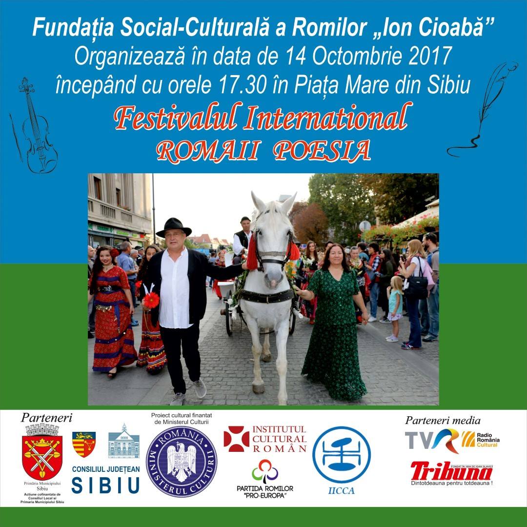 A doua ediție a Festivalului Internațional „Romaii Poesia” (Sibiu, 11-14 octombrie)