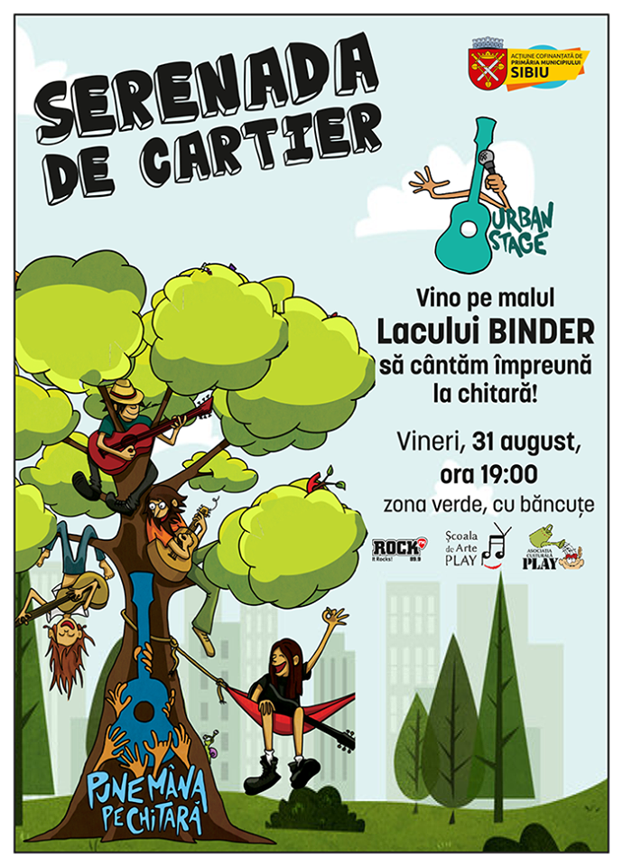„Serenadă de cartier”, pe malul Lacului Binder din Sibiu