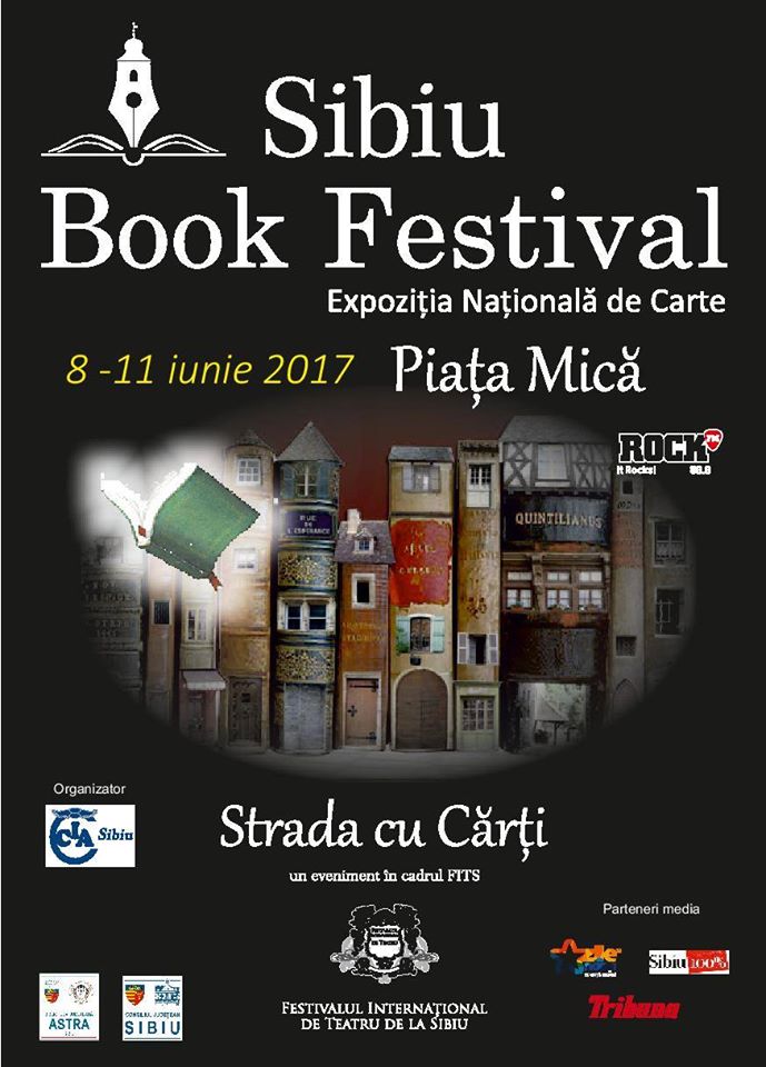 Sibiu Book Festival va avea loc în perioada 8-11 iunie