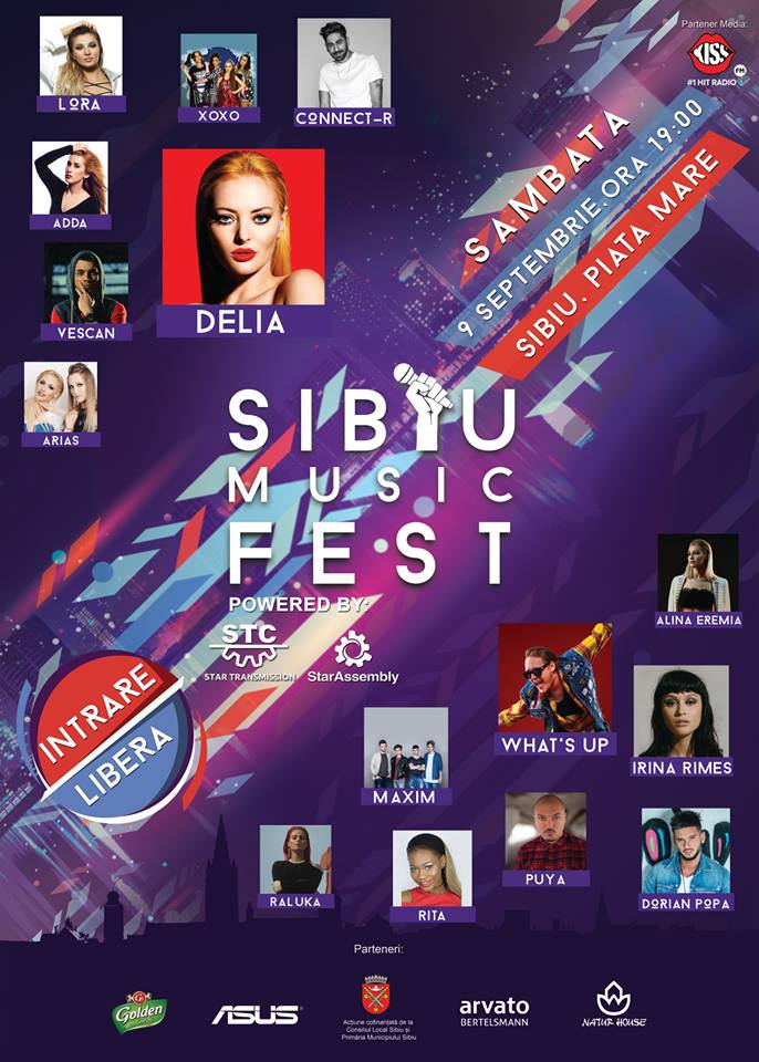 Artiști de top la Sibiu Music Fest