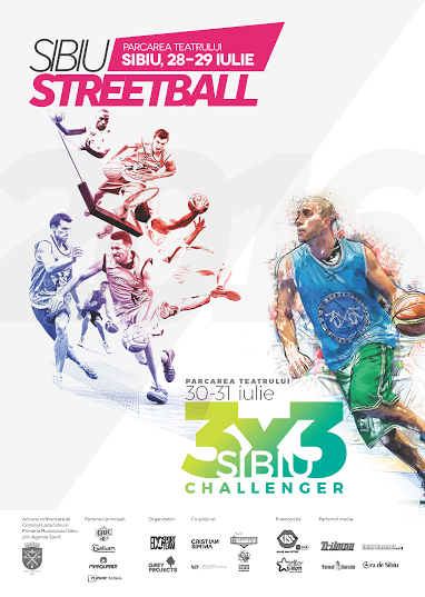 „Sibiu Streetball” la a 8-a ediție. Prima ediție de “Challenger”