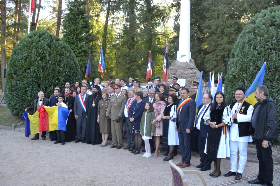 Judeţul Sibiu, prezent la ceremonia pentru martirii români din Alsacia