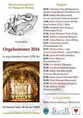 Mediaș: Concert de orgă – Steffen Schlandt