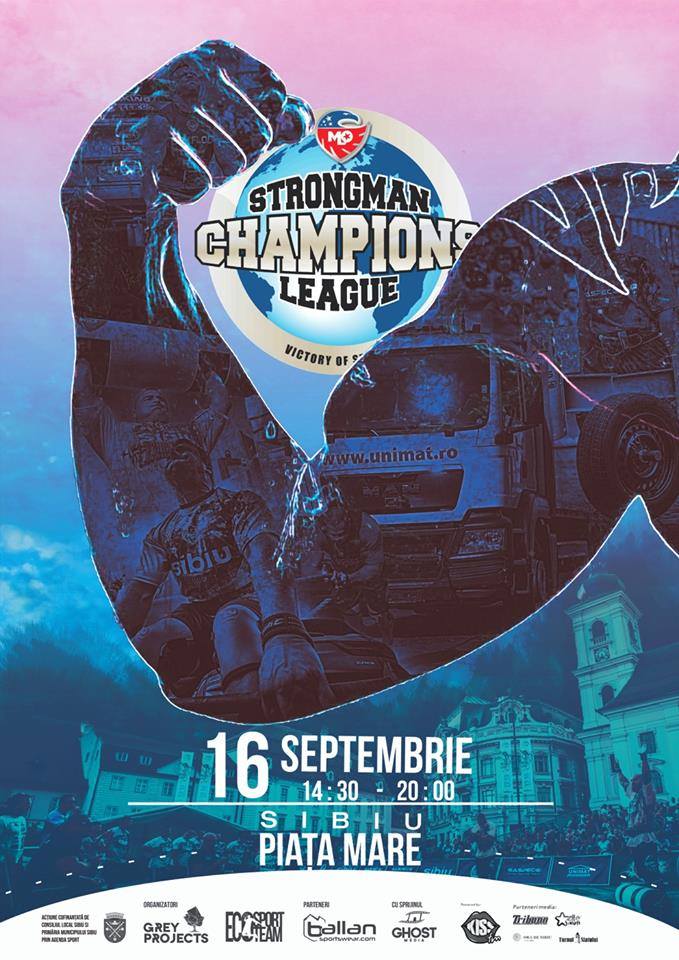 O nouă ediție Strongman Champions League la Sibiu