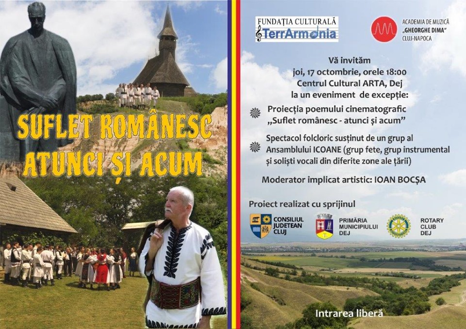 Spectacol și proiecție de film la Centrul Cultural ”Arta” din Dej