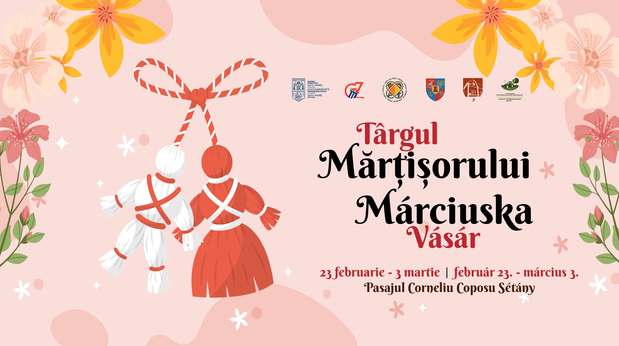 Târgul Mărțișorului va fi organizat în Satu Mare