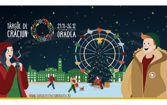 Târgul de Crăciun Oradea 2019 se ține în perioada 29 noiembrie-26 decembrie