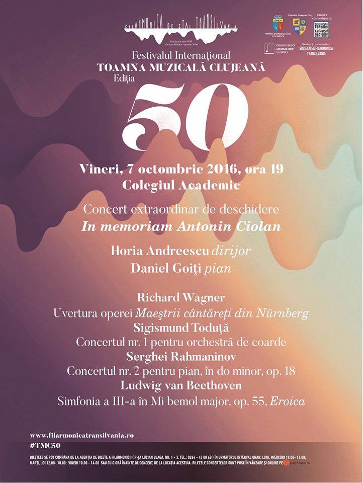 Festivalul Toamna Muzicală Clujeană a ajuns la cea de-a 50-a aniversare