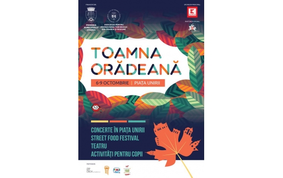 O nouă ediție a Toamnei Orădene (6-9 octombrie). Vezi programul manifestării