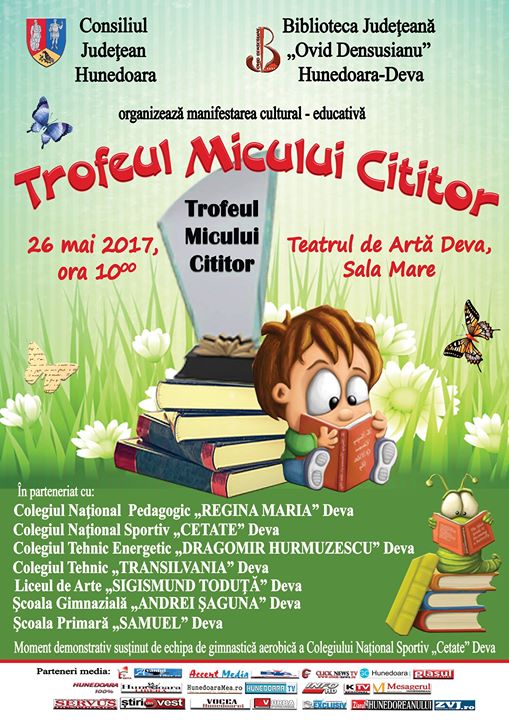 Trofeul Micului Cititor, la Biblioteca Judeţeană „Ovid Densusianu” Hunedoara-Deva