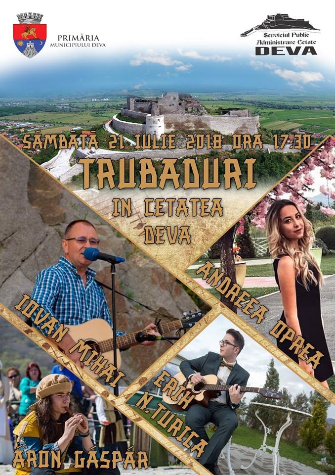 Trubaduri în Cetatea Devei