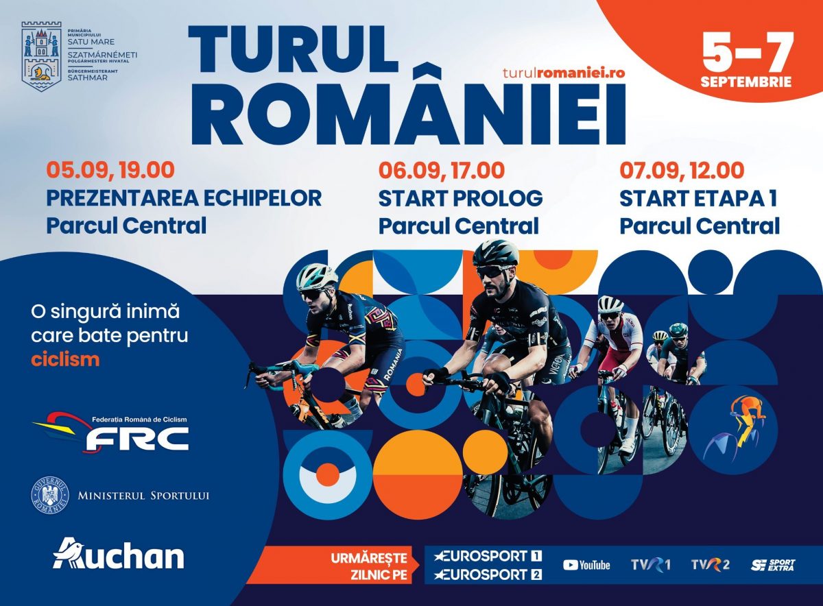 A 55-a ediție a Turului României la ciclism începe din județul Satu Mare