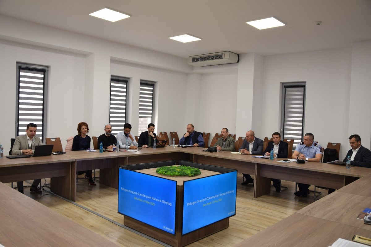 Întâlnire de lucru UNHCR la Instituţia Prefectului Județul Satu Mare