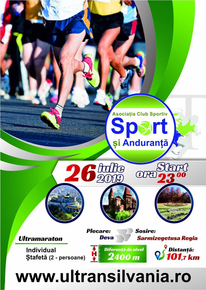 Vineri, 26 iulie, va debuta la Deva Ultramaratonul Ultransilvania