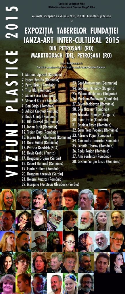 Alba Iulia: Expoziție de artă – VIZIUNI PLASTICE 2015