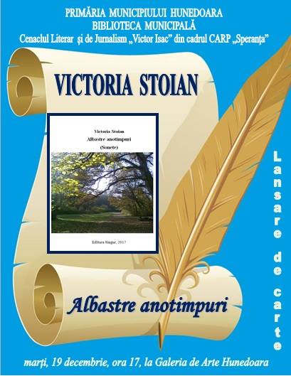 Lansare de carte Victoria Stoian, la Hunedoara