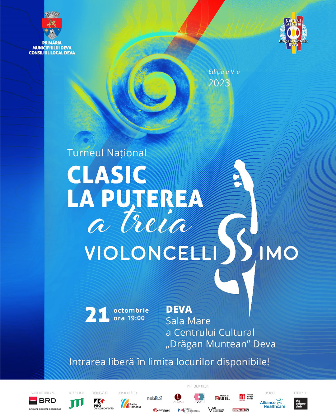 Turneul național Clasic la puterea a treia „Violoncellissimo” revine la Deva cu ediția a V-a