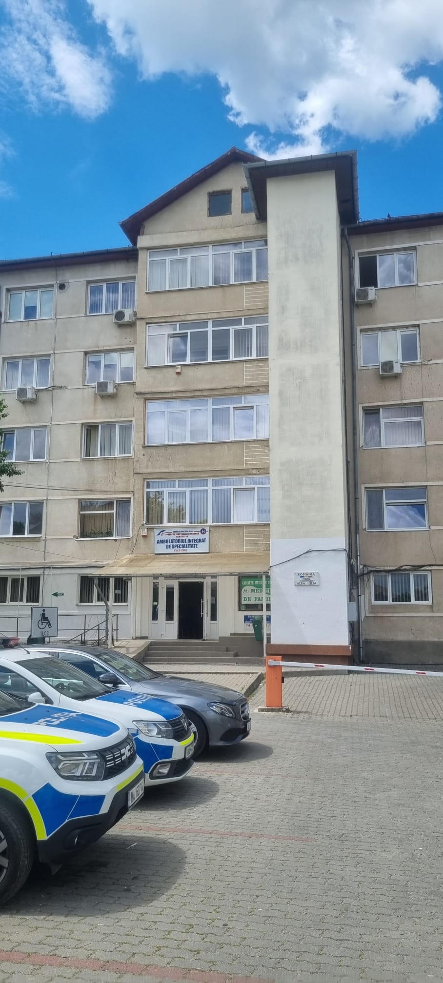 POLIȚIA MUNICIPIULUI ALBA IULIA FUNCȚIONEAZĂ, TEMPORAR, ÎNTR-UN IMOBIL DE PE STRADA MUȘEȚELULUI