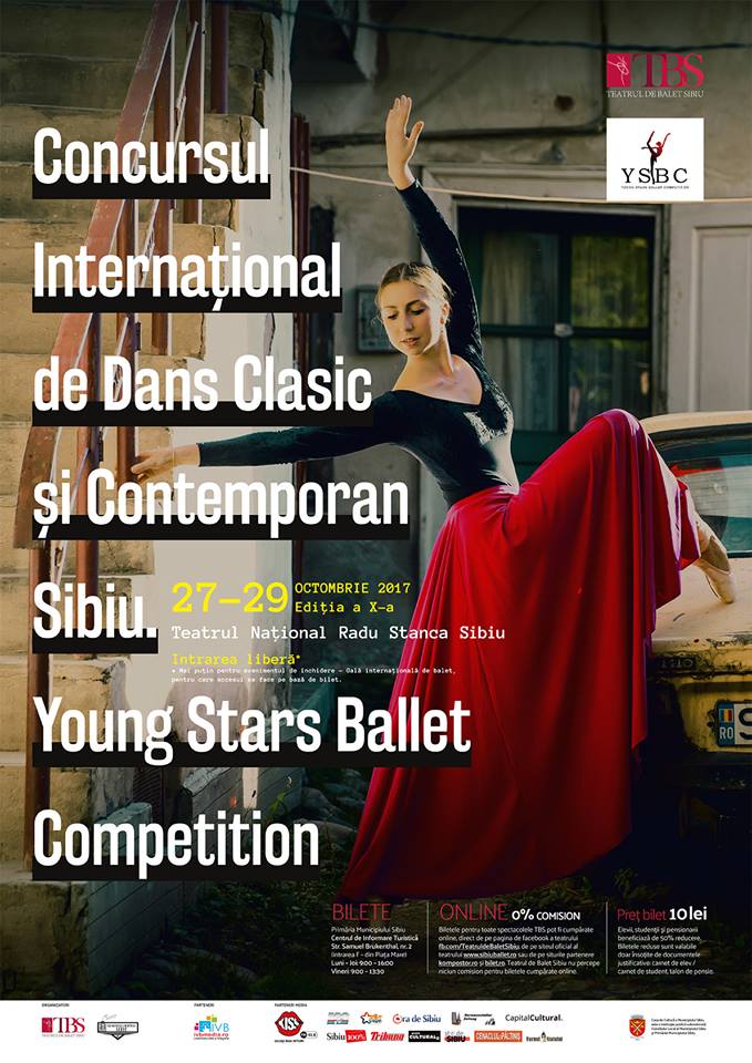 Young Stars Ballet Competition, în acest weekend la Sibiu