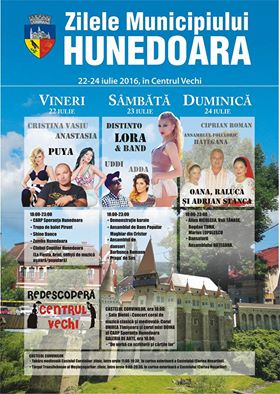 Zilele Municipiului Hunedoara (22-24 iulie)
