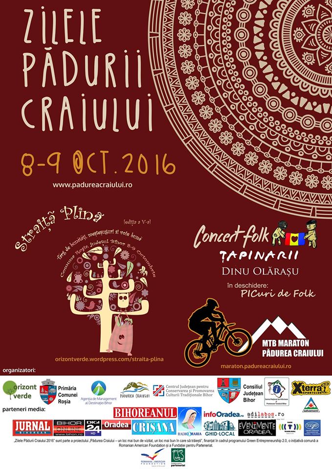 Comuna Roșia va găzdui a IV-a ediție a Știri|Bihorului ”Zilele Pădurii Craiului”