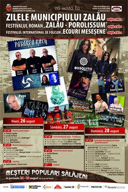 Ediția a XIX-a a Zilelor Municipiului Zalău (26-28 august). Vezi programul manifestării