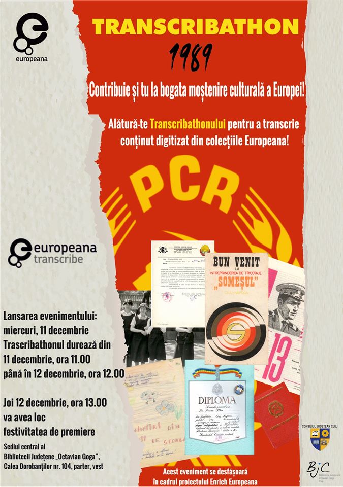 Zilele colecției 1989 la Biblioteca Județeană ,,Octavian Goga” Cluj