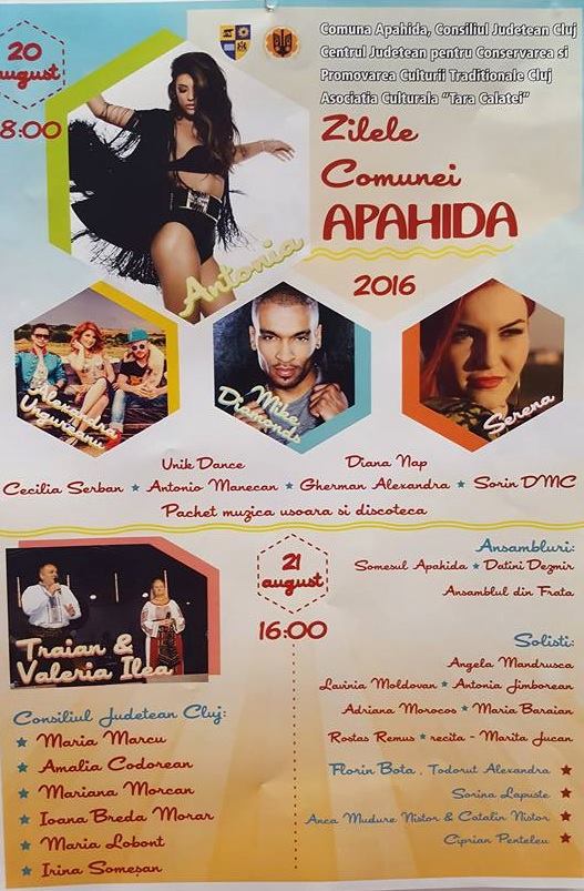 Zilele comunelor Apahida şi Băişoara (20-21 august)
